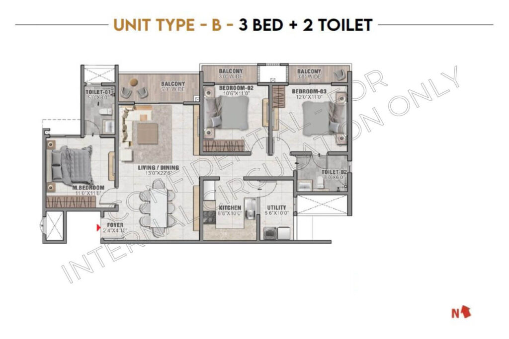 Prestige Camden Gardens Floor Plan1