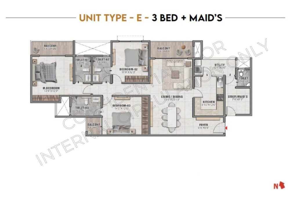 Prestige Camden Gardens Floor Plan4